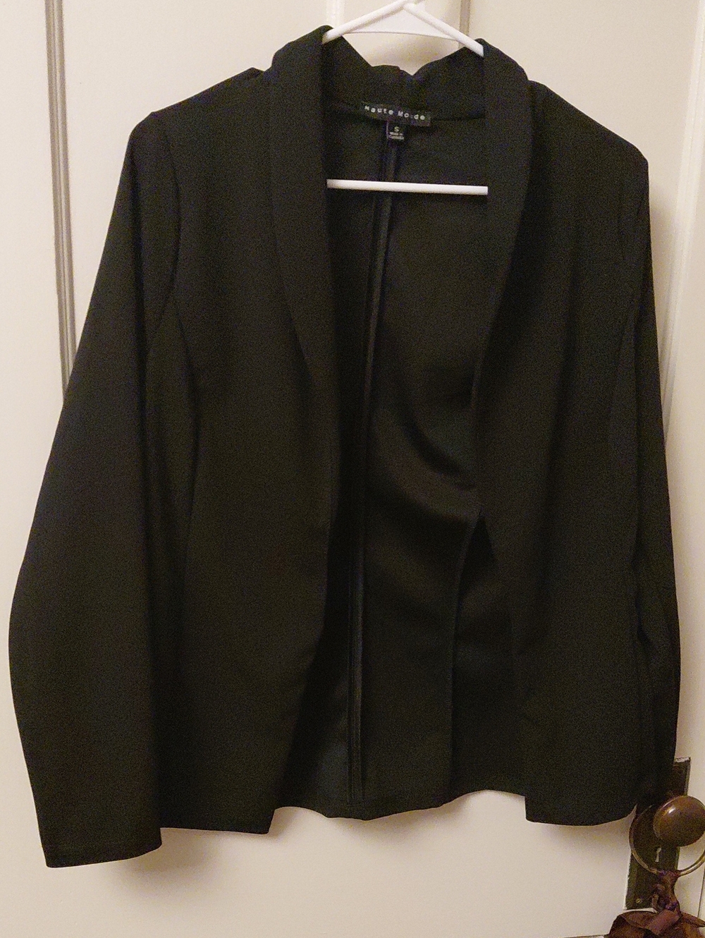 Haute Monde Small Bkack Suit Jacket Size Small